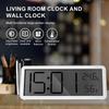 LCD Screen Digital Wall Clock Time Temperature Humidity Time Display Electronic Clock Desktop Digital Clock Battery Powered