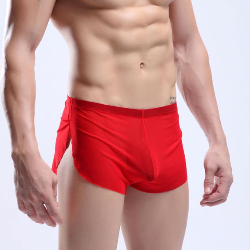 Men's Spring and Summer Ultra-thin Leisure Home Soft Mesh Breathable Underwear