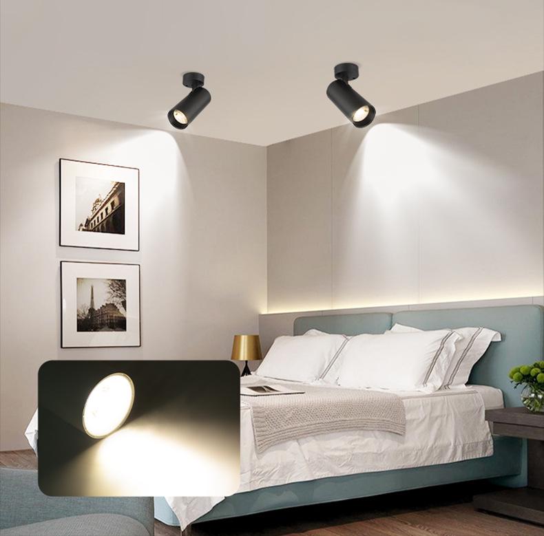LED Folding Downlight: Surface-Mounted COB Spotlight for Hotel Walls and Ceilings