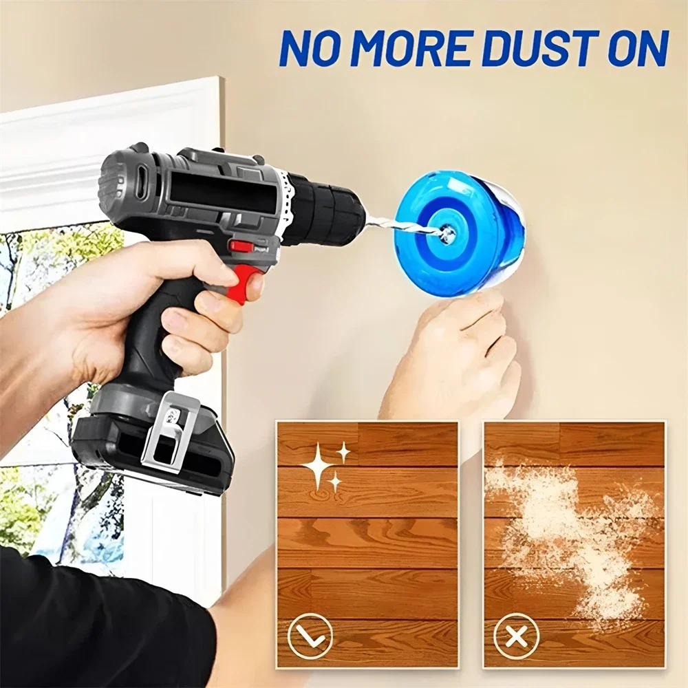 Drill Dustproof Cover Ash Bowls Impact Hammer Dust Collector Power Tools Accessories for Dust Free Drilling and Hammering