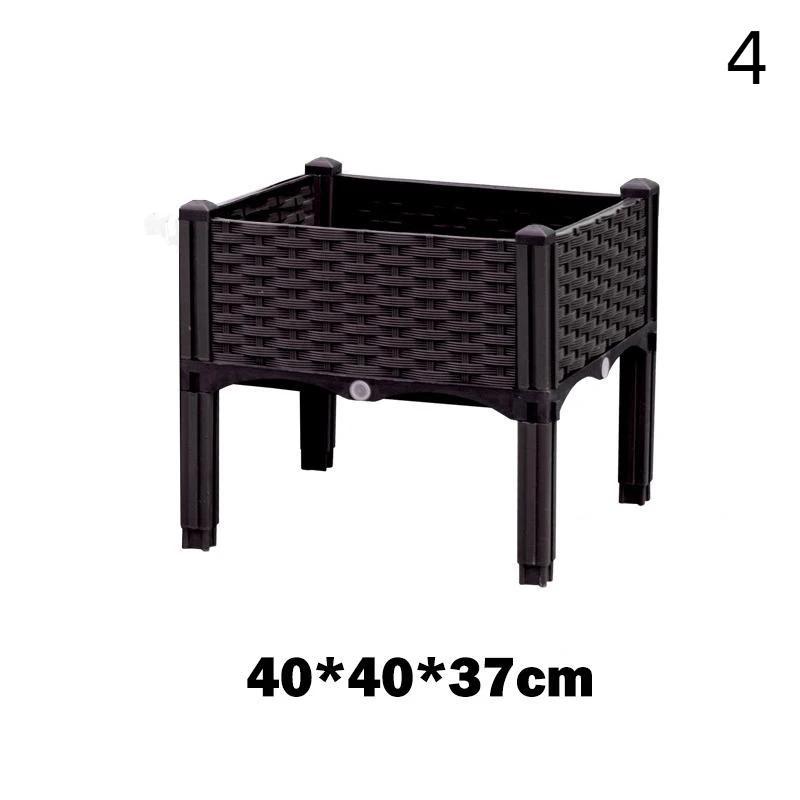 Outdoor Vegetable Planter Box Large Capacity Plant Growing Pot For Herb Tomato Vegetables Garden Balcony