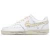 Court Vision 1 Leather Abrasion Resistant Slip Resistant Low Top Skateboard Shoes Men's White DH2987-101(Team756-)