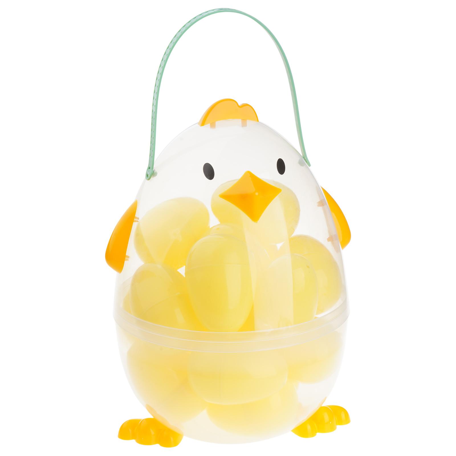 

Пасхальные подарочные коробки для перекусов, коробка для угощений с цыплятами, коробка для конфет, коробка для пасхального празднования, текстура полистирола для угощений и конфет 3