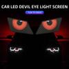 Car LED Demon Eye Modeling Screen DIY Interactive Advertising Screen Turn Signal Lamp APP Control Car Universal Ambient Light
