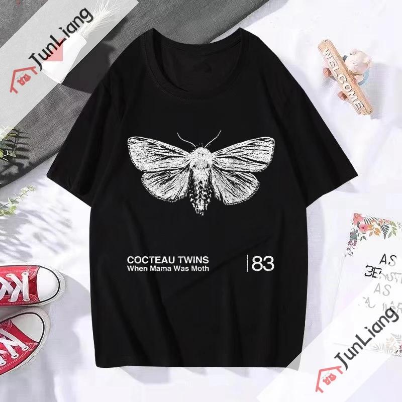 Cocteau Twins Unisex Tshirt XS4XL Oversized Loose Casual Shirt Summer Shortsleeved Crewneck Clothing