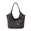 Fashion leopard print shoulder bag women's autumn and winter new simple retro women's bag versatile casual tote bag