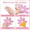 72 PCS Original Non Slip Bathtub Stickers,Flowers Skidproof Shower Sticker with Premium Scraper,Bathtub Non Slip Stickers for Bathroom