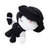 7.9 Inch Artful Plush Soft Stuffed Game Collectible Doll Black White Gaming Character Stuffed Plush Toy