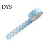 Farbiges Klebeband 1 Rolle Washi Klebehaftklarer Druck Abnehmbar DIY Lichtbeständig Scrapbooking Schachbrettmuster Papier für Kinder