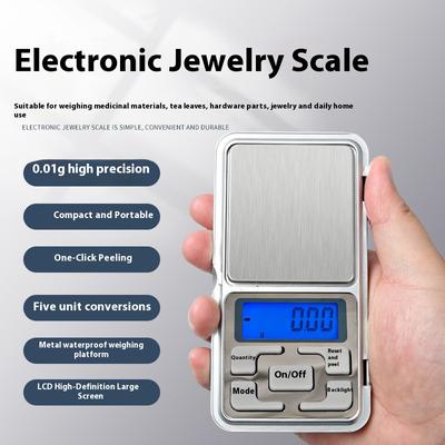 High-precision Jewelry Scale Electronic Scale 0.01g Electronic Scale Mini Mobile Phone Scale Small Gram Scale
