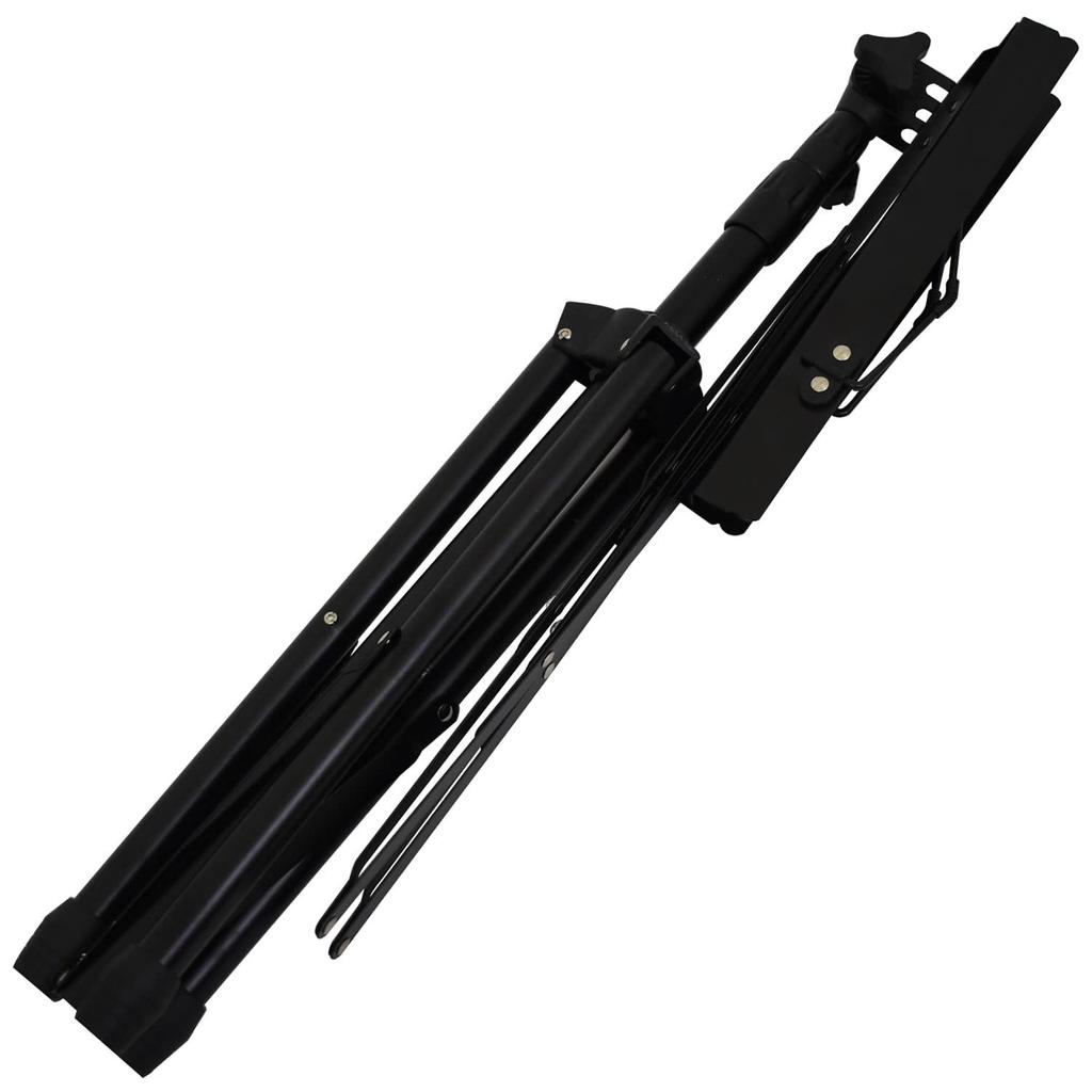 KC Kyoritsu Music Stand Lightweight Steel Foldable Black Case MSST-01/BK [Soft Included]