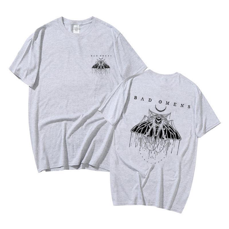 Bad Omens Band Grafická trička Krátký rukáv Párová Rock Punk Gotický Streetwear Pánské Topy Tričko Pánské Vintage Oversized Trička