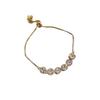 Korean Emerald Zircon Diamond Bracelet - High-End Shiny Friendship Jewelry for Trendy Women