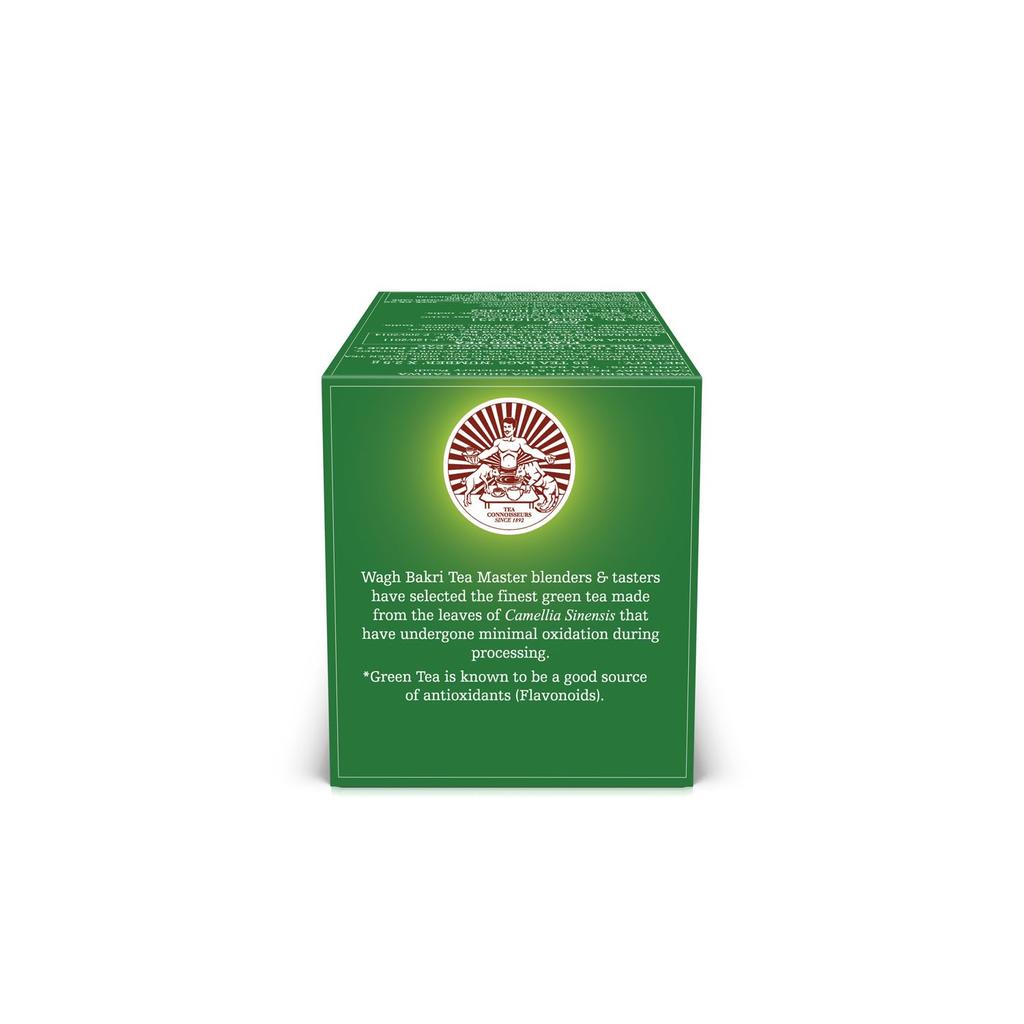 Wagh Bakri Shudh Kahwa Green Tea Bags 25 Count Refreshing Aromatic Blend For Relaxation Smooth Brewing Experience Total  62.5 Grams