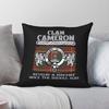 Clan Cameron Crest Scottish Square Pillowcase Polyester Linen Velvet Printed Zip Decor Throw Pillow Case Home
