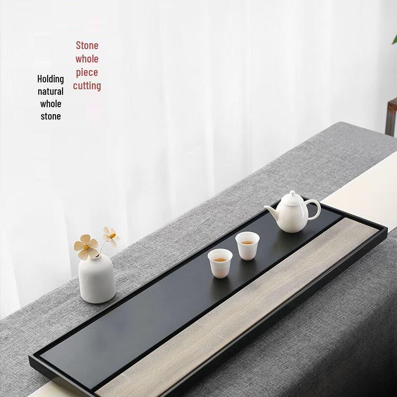 Natural Wujin Stone Tea Tray