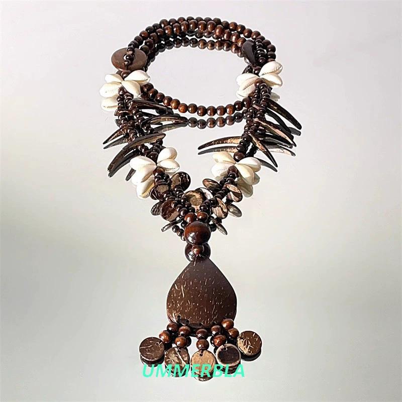 Bohemian Flower Necklace Female Retro Ethnic Style Design Long Sweater Chain Accessories