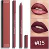DUNUF 24-Color Waterproof Long-lasting Foam Lip Liner Set