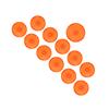 12pcs Arcade Button Cover 20.2mm 25.3mm Mechanical Push Button Cover for Kailh for Cherry for Akko for Glorious Switches
