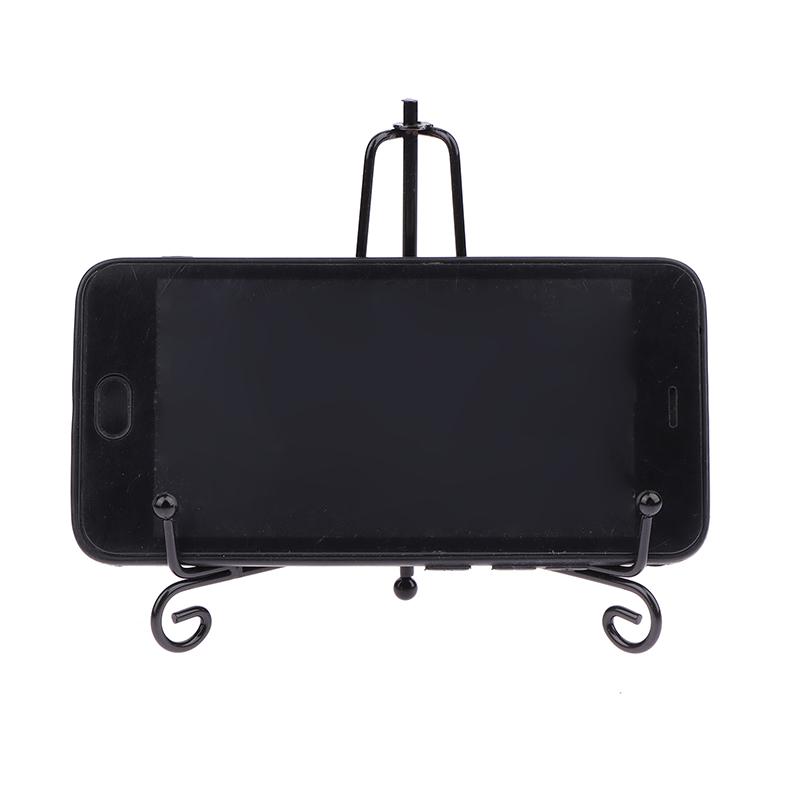 Black Sliver Iron Easel Display Stand Book Holder Photo Pedestal Bowl Dish Frame Picture Plate Rack Easel Crafts Bracket
