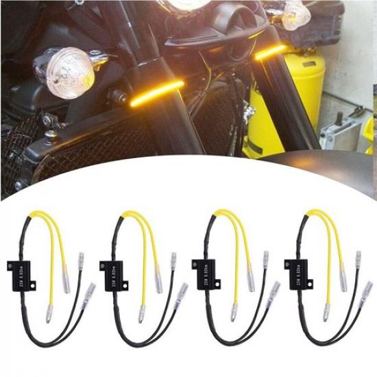 4x Resistors Cable LED Mini Turn Signal Motorcycle 6.8Ohm 25W Resistor Resistor