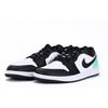 Jordan Air Jordan 1 Low top Vintage Basketball Shoes Men's Black Green 553558-131(Team59-SBOX)