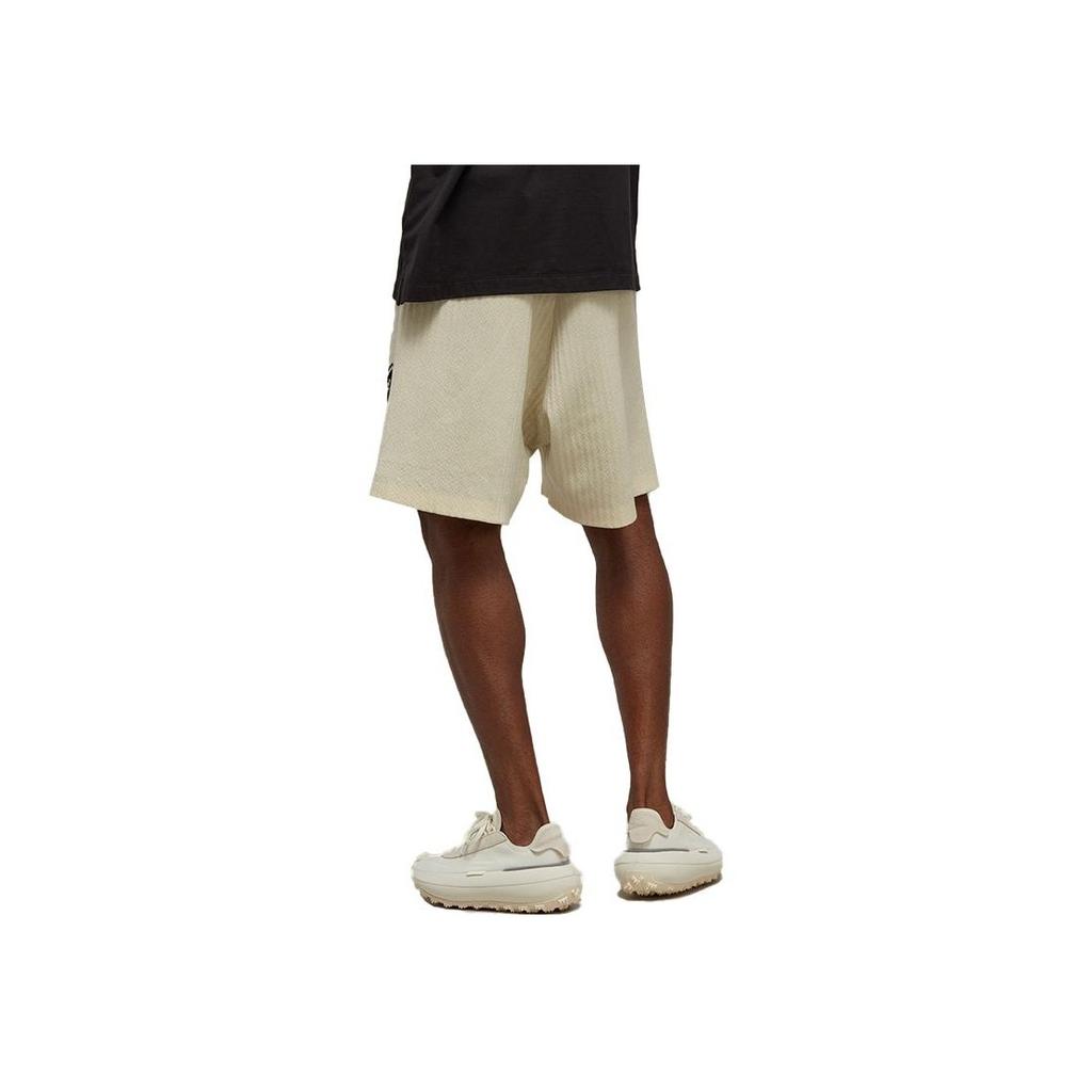 Y-3 Logo Knit Short Off White Unisex Bottoms Black IA3105
