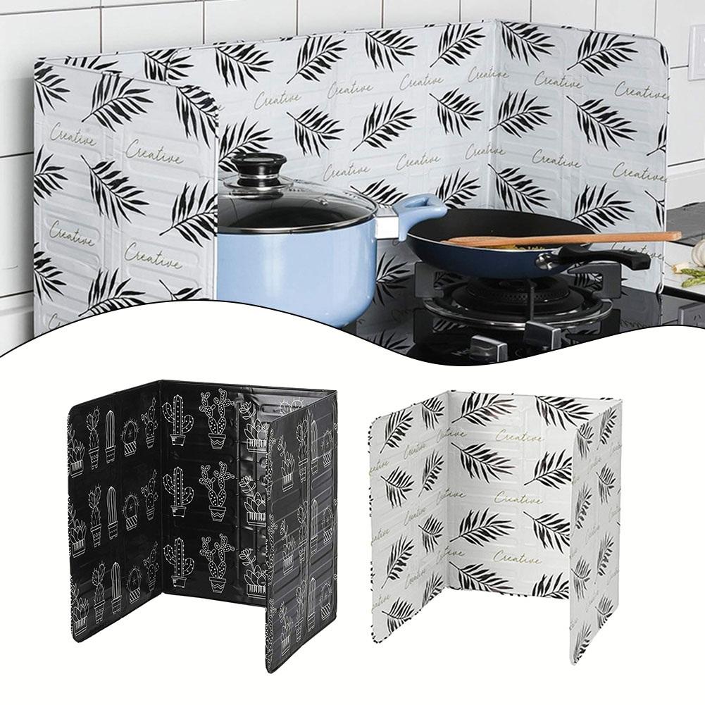 Hinged Panels Oil Baffle Protective Screen Plate Splash Baffle Tall Barrier