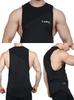 PUMPSTARR Ärmelloses Tanktop für Herren für Training, Muskeltraining, Bodybuilding und Physique (SCHWARZ, XL)