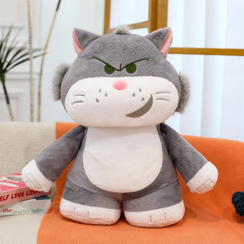 Lucifer Cat Doll Plush Toy Birthday Gift Sleeping Cute Bed Cat Child Schoolgirl Doll