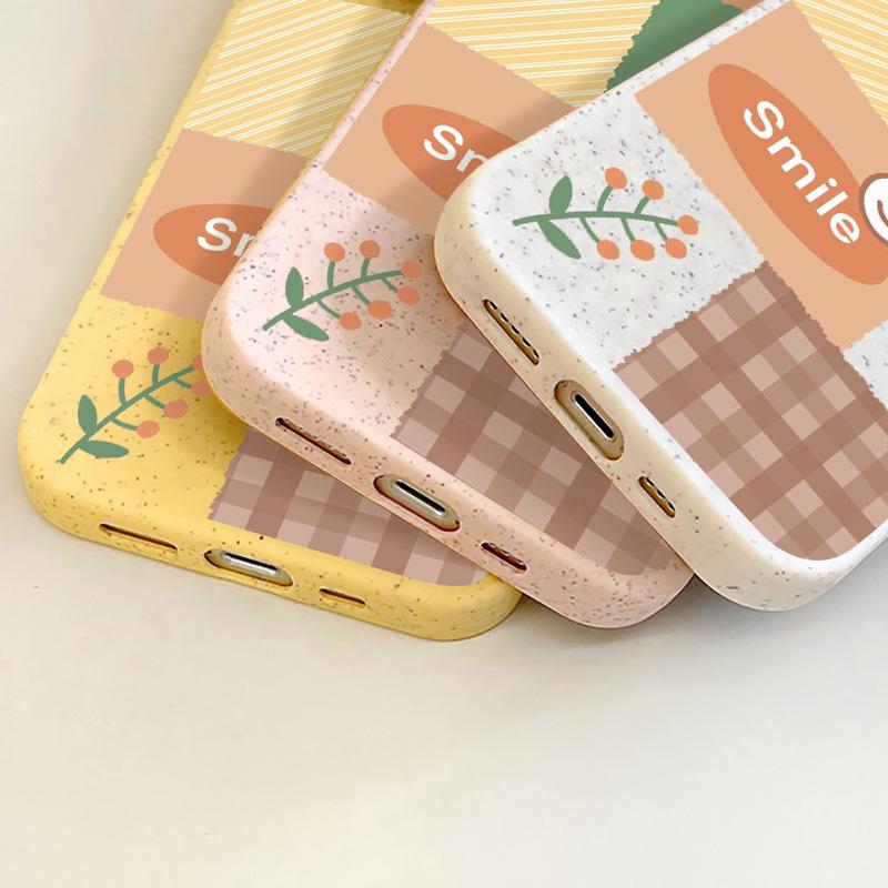 Mobile Phone Cases for iPhone 11 13 XR 15 Pro Max 12 14 Pro Max Case iPhone 16 7 Plus 8 Plus XS Max Degradable and Environmentally Friendly Anti-fall