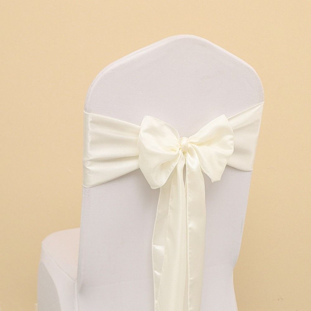 Self Tie Chair Ribbon Ties Elegant Design Chair Cover Decoration  Festival Celebration