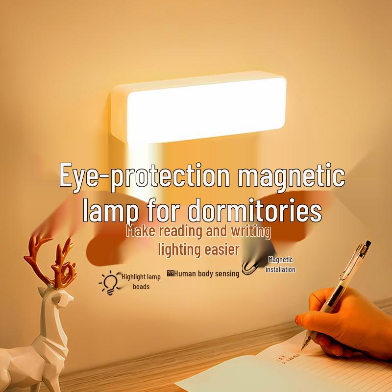 Smart Motion-Sensor LED Night Light with Wireless Charging for Hallways, Stairways, and Cabinets