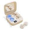 High Frequency Vibration Ultrasonic Beauty Lenses Cleaner USB Charging 3 Adjustable Levels Beauty Lenses Storage Container