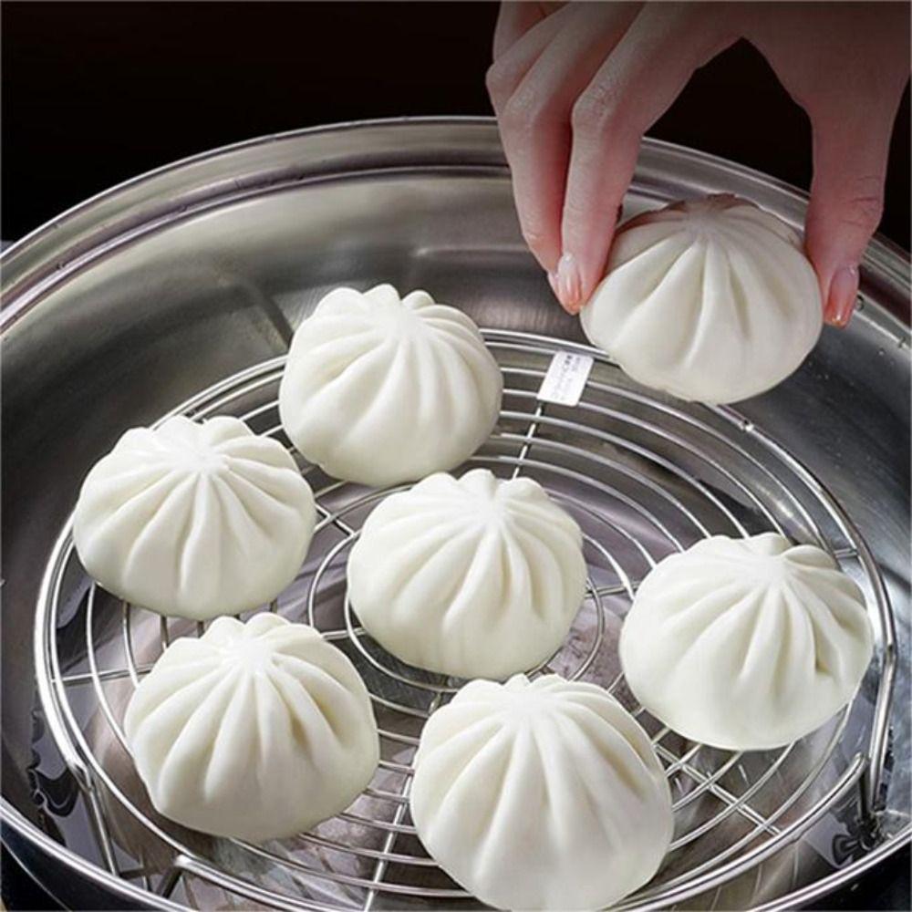 Coil 304 Stainless Steel Steaming Rack Spiral Pattern Steam Stand Shelf Steaming Tray  Dumplings