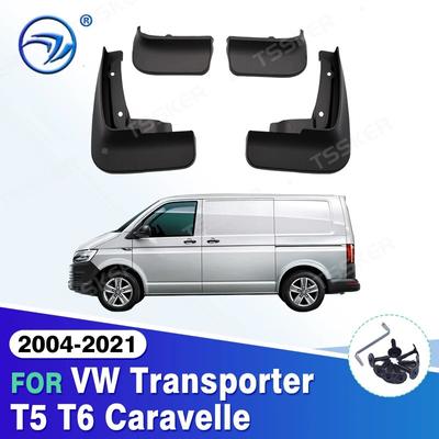 Car Mud Flaps Splash Guards for Fender Mudflaps Mudguards For VW Transporter T5 T6 Caravelle 2004- 2016 2017 2018 Mulivan