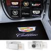 2 шт. Світлодіодний синій проектор Welcome, дверна лампа для Cadillac CT5 CT6 XT4 XT5 XT6 ATS SRX XTS CTS, аксесуари, стайлінг автомобіля