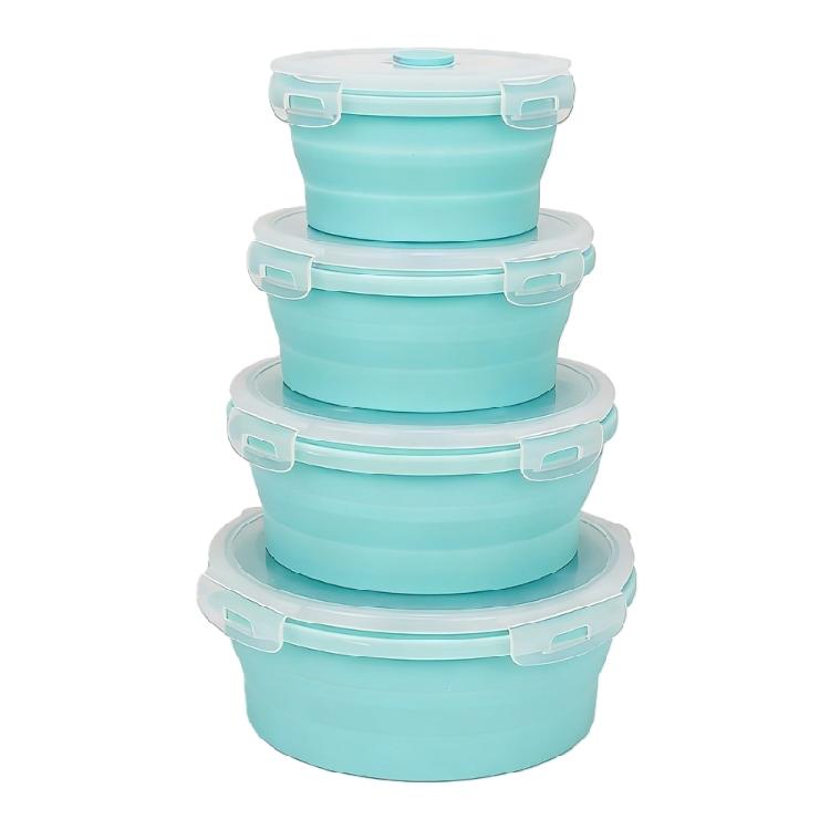 

6Pcs Kitchen Organizers Box With Stretchy Design Food Storage Container Great For Meal Planning Camping Trip