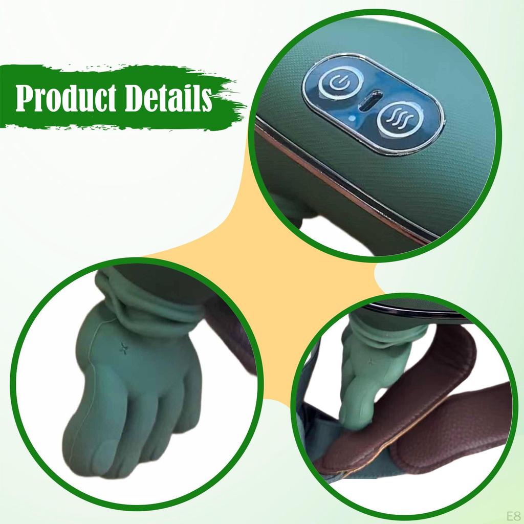 Neck Massage Body Massaging Tool Electric Shoulder Massager with Adjustable Heat and Fingertip