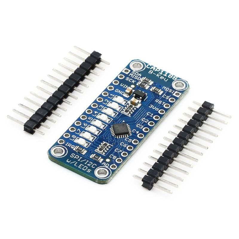 High Sensitivity CAP1188 1602 CAP Touchable Module Easy Integration for Automation Project Industrial Accessories