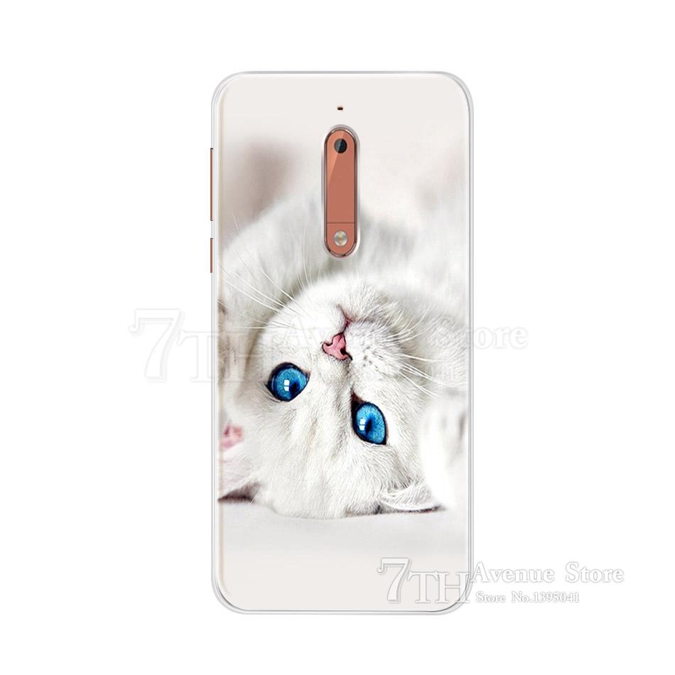 For Nokia 5 Case 5.2" Cartoon Soft Silicone TPU Phone Case For Nokia 5 Nokia5 Global Dual TA-1024 TA-1053 TA-1044 Back Cover