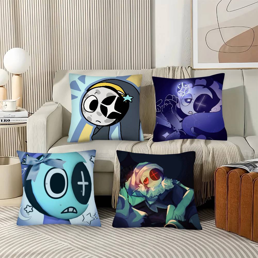 1 Adet Dandys W-World Goob Bassie Astro Yastık Kılıfı Moda Kare Yastık Kılıfı Yatak Odası Kanepe Odası İç Dekorasyon Boş Zaman