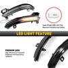 Dynamic Smoked Turn Signal LED Side Mirror Light For BMW 3 Series F30 F35 F80