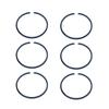 6pcs For Piston Rings for Brushcutter Engine Repair Including For 124CL 125E 125L 125R 128C FS120 FS160 FS120R BT120C