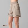 Womens High-Waisted Quick-Dry 5-Point Yoga Shorts With Utility Pockets Loose Fit Athletic Workout Pants