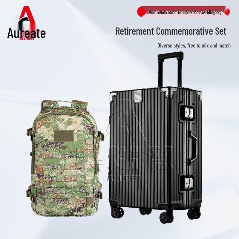 AORUIDE Veteran Souvenir Luggage Set 24 inches