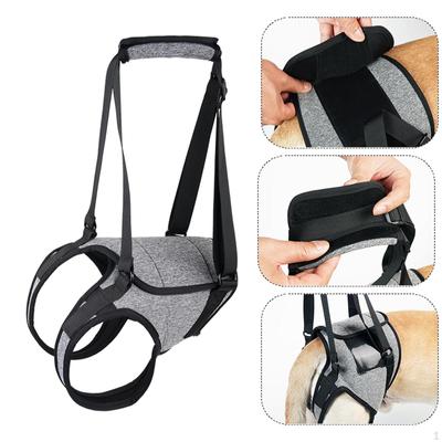 Dog Harness Lift Support Auxiliary Belt Sling for Hind Leg Adjustable Strap Portable Walking Aid