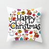 Merry Christmas Printed Pillowcase Christmas Style Cushion Cover Home Sofa Decor Throw Pillowcase