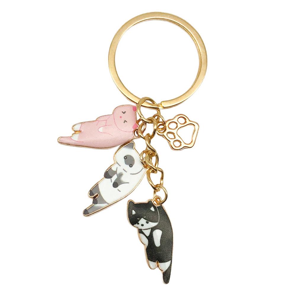Sailor Moon Luna Cat Keychain - Cute Cartoon Pendant for Bags and Backpacks