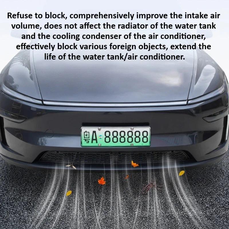 Lower Bumper Anti Insect Net for Tesla Model Y/YL Juniper 2025 Car Anti Dust Proof Inner Vent Grille Insect-proof Front Cover